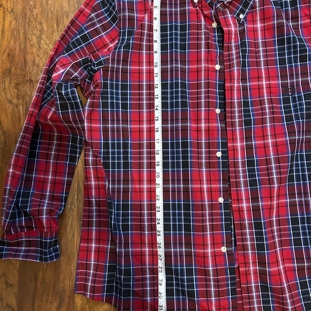 Bundle of Two Men's Plaid Button-Up Long Sleeve Casual Shirts Perfect For Work - Picture 5 of 10